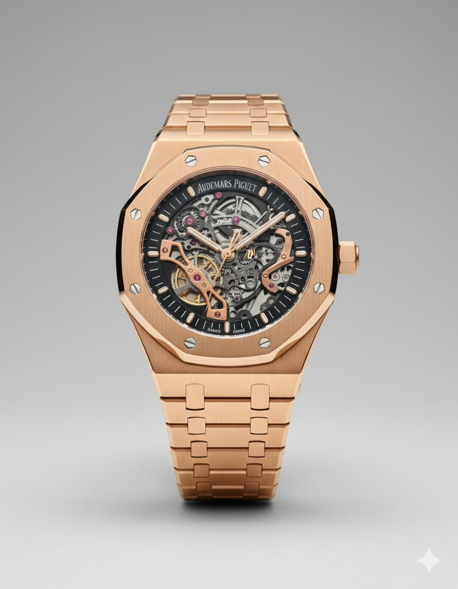 Audemars Piguet – Royal Oak Open Worked | Single-Tone | Self-Winding