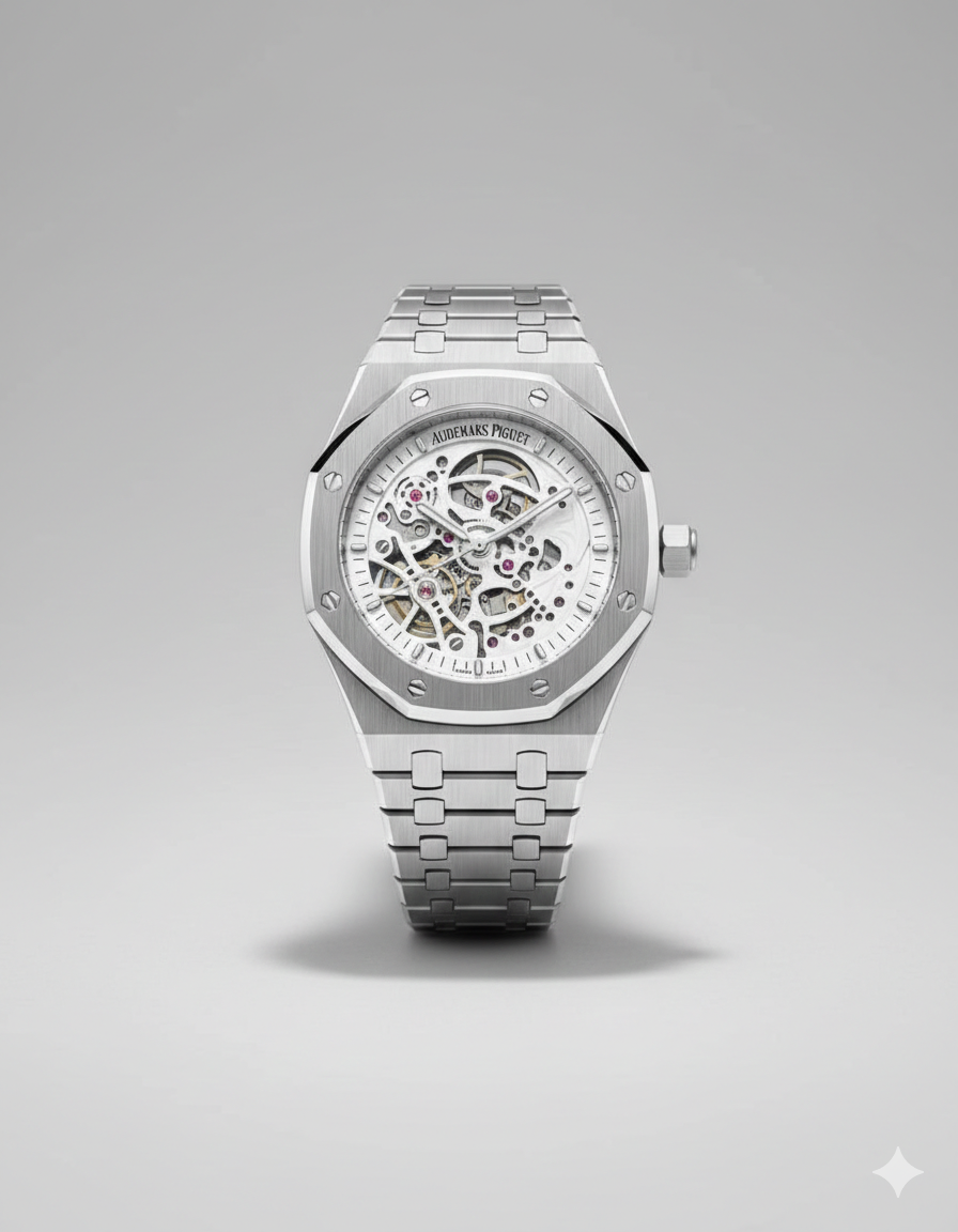 Audemars Piguet – Royal Oak Open Worked | Single-Tone | Self-Winding