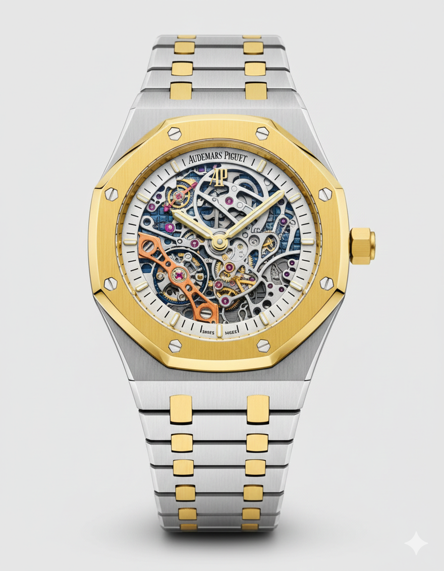 Audemars Piguet – Royal Oak Open Worked | Two-Tone Gold | Self-Winding