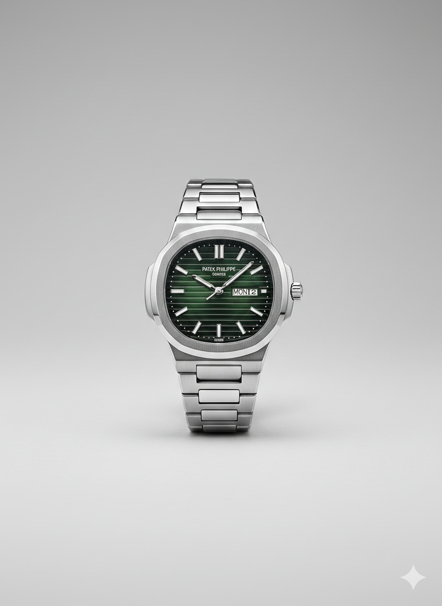 Patek Phillipe Geneve Nautilus Silver Case | Quartz