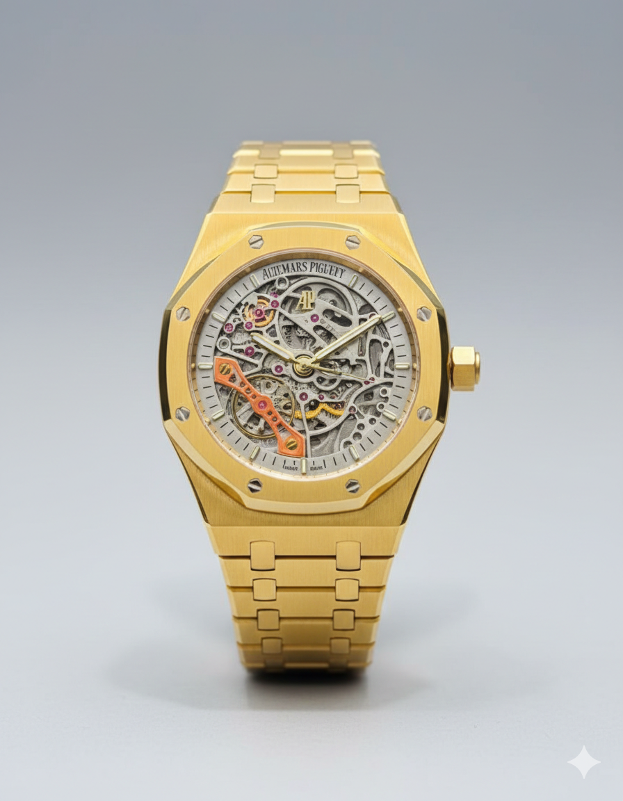 Audemars Piguet – Royal Oak Open Worked | Single-Tone | Self-Winding