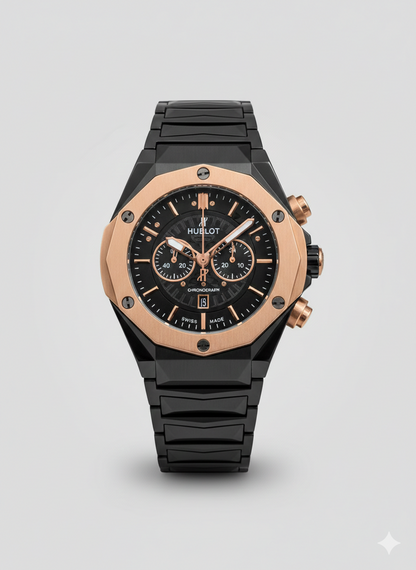 Hublot Diamod Cut Skeleton Texture