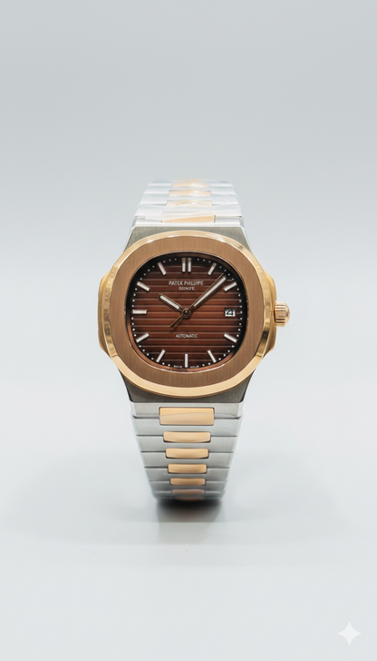 Patek Philippe Nautilus Two-Tone Rose Gold Case | Self Winding