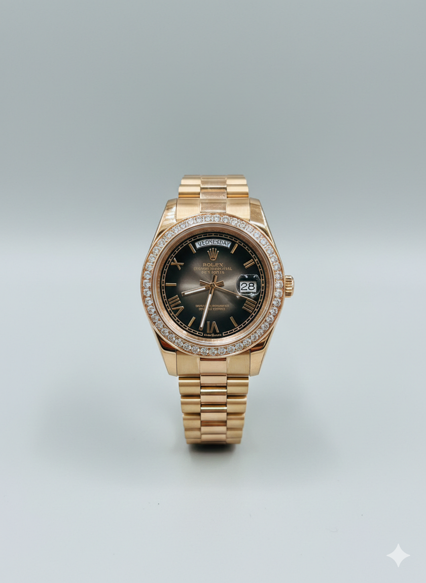 Rolex Oyster Perpetual daydate | Ice-stone | Self- Winding | Arabic