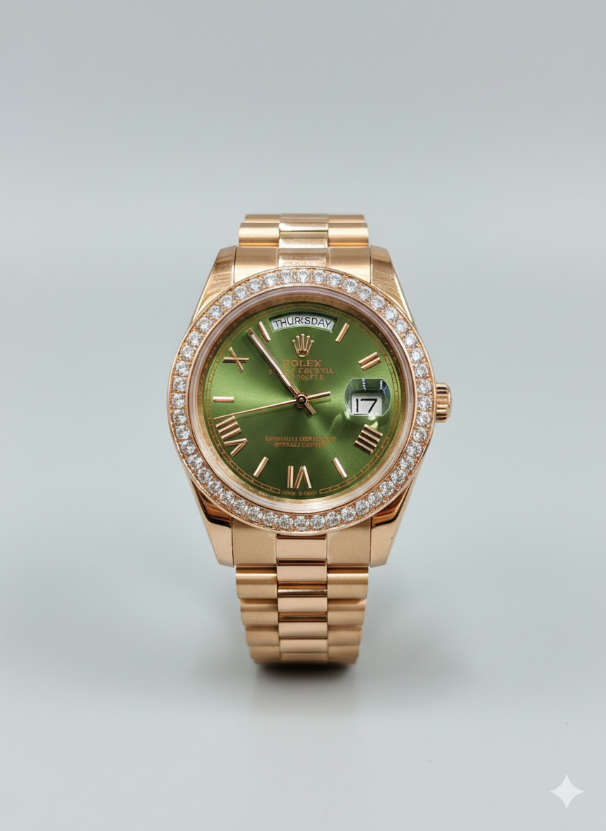 Rolex Oyster Perpetual daydate | Ice-stone | Self- Winding | Arabic