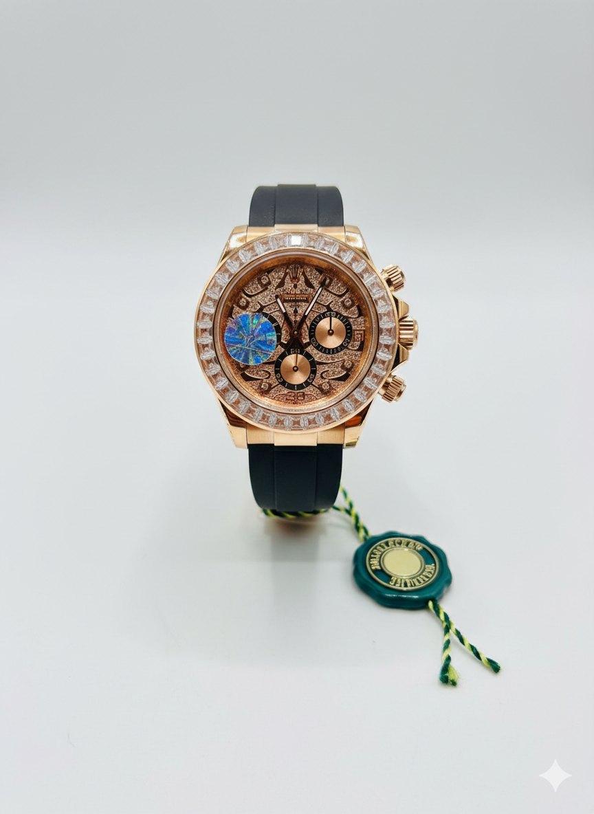 Rolex Daytona  White Color Stones | Self-Winding | Oysterflex
