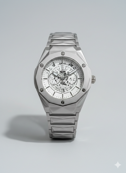 Hublot Diamod Cut Skeleton Texture