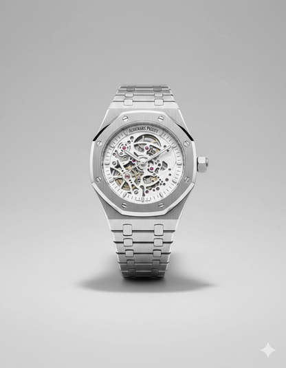Audemars Piguet – Royal Oak Open Worked | Single-Tone | Self-Winding