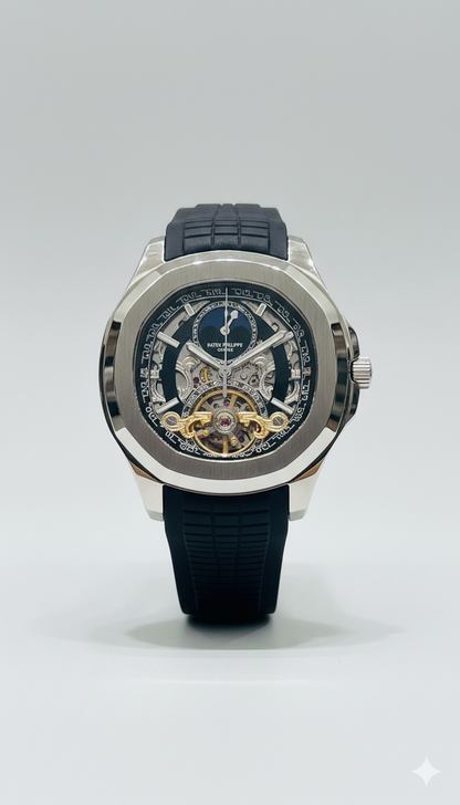 Patek Philippe Aquanaut Skeleton Silver Case | Self Winding