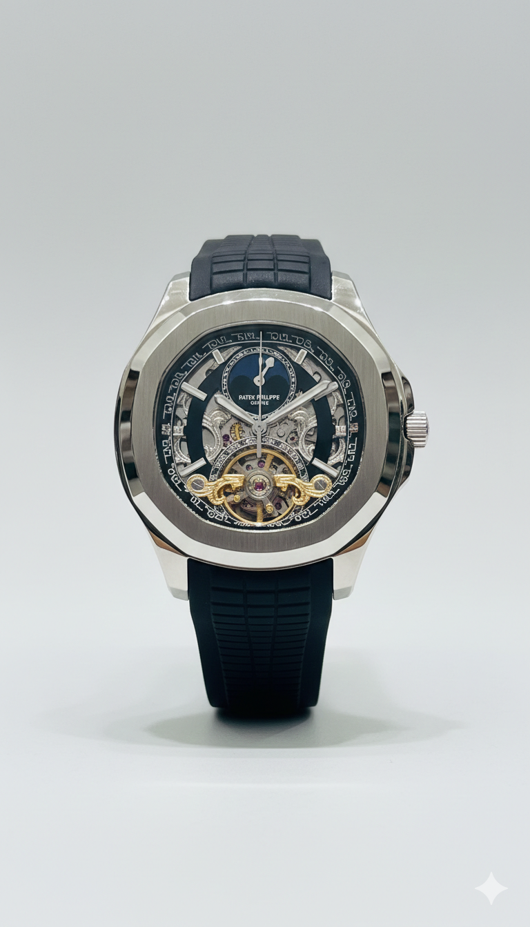 Patek Philippe Aquanaut Skeleton Silver Case | Self Winding