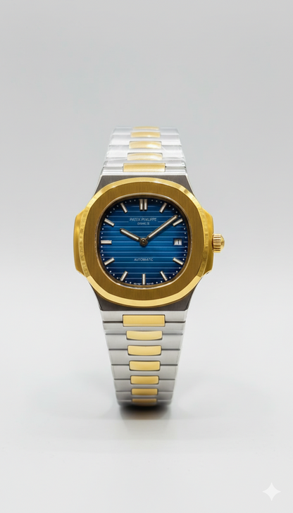 Patek Philippe Nautilus Two-Tone Gold Case| Self Winding
