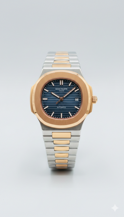 Patek Philippe Nautilus Two-Tone Rose Gold Case | Self Winding