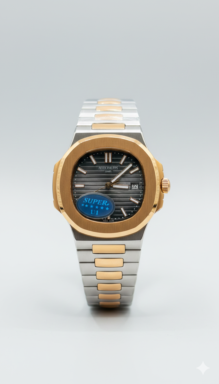 Patek Philippe Nautilus Two-Tone Rose Gold Case | Self Winding