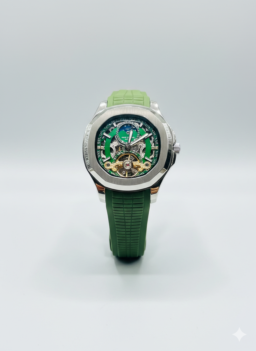 Patek Philippe Aquanaut Skeleton Silver Case | Self Winding