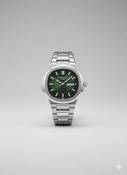 Patek Phillipe Geneve Nautilus  Silver Case | Quartz