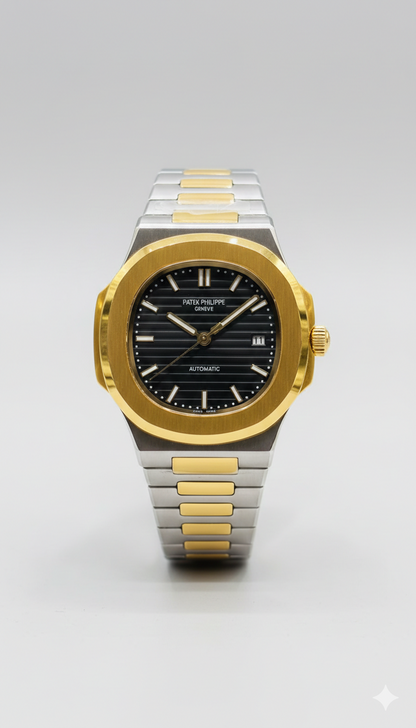 Patek Philippe Nautilus Two-Tone Gold Case| Self Winding