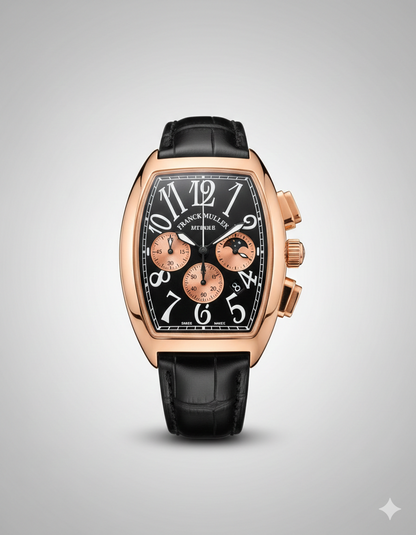 Franck Muller – Cintrée Curvex  Moonphase | Rose Gold Dial
