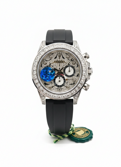 Rolex Daytona  White Color Stones | Self-Winding | Oysterflex