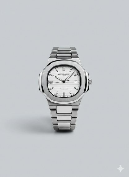 Patek Phillipe Geneve Nautilus  Silver Case | Quartz